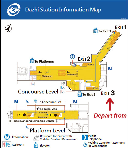 Dazhi Station Information Map